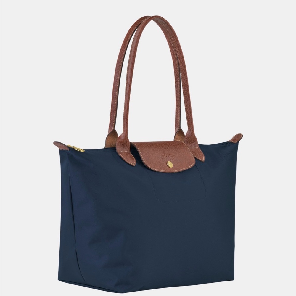 Longchamp Navy Le Pliage Original L Tote Bag beautiful condition!
